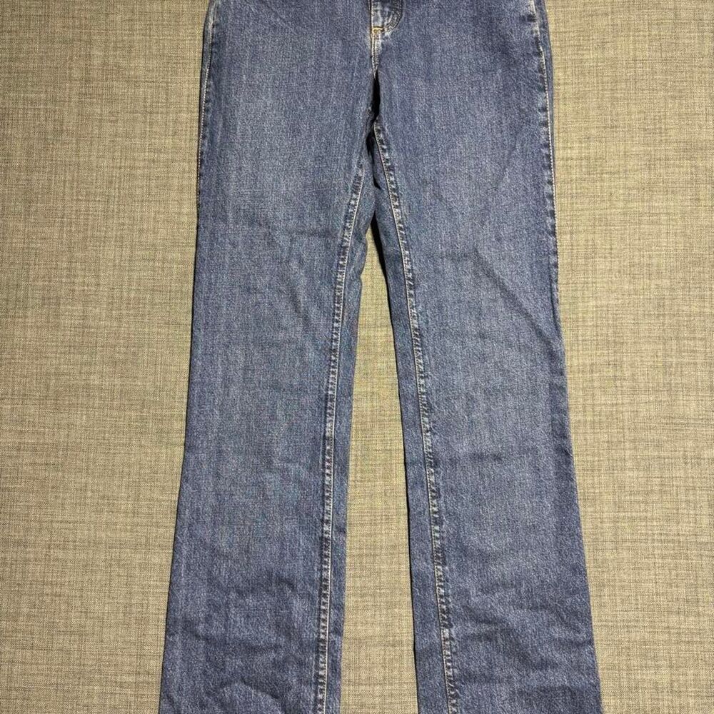 New with tags Wrangler Jeans Womens size 26x34 Blue Straight Leg Riding Jeans